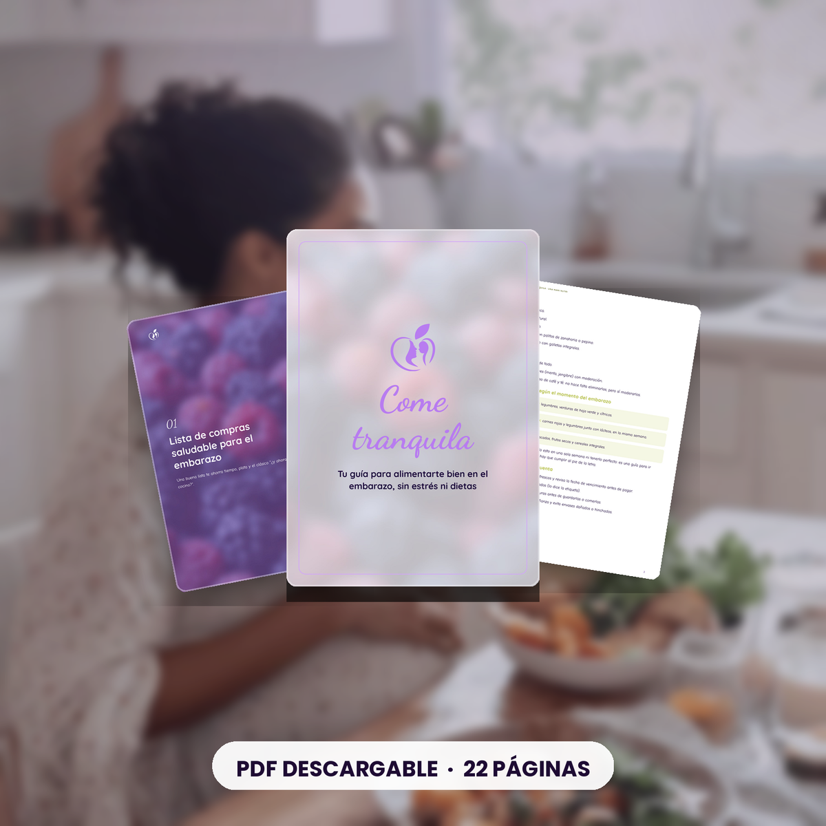 COME TRANQUILA: Guía para un embarazo saludable